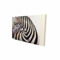 Fondo 20 x 30 in. Colorful Zebra-Print on Canvas FO2791242